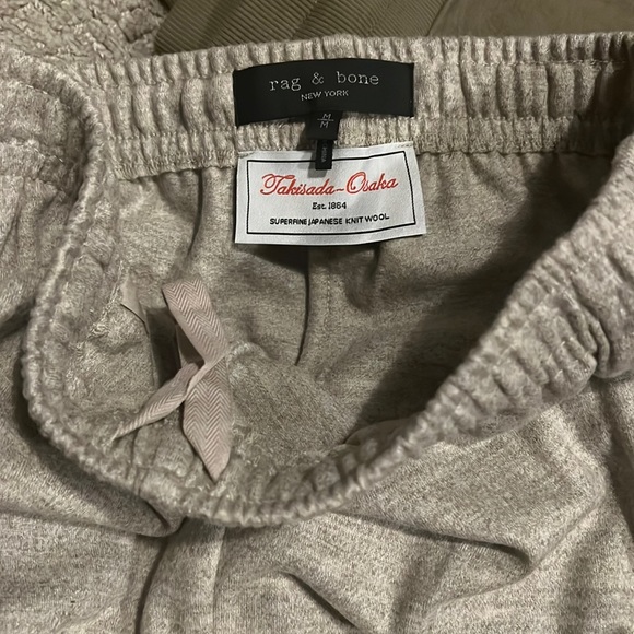 Rag and bone Japanese knit wool sweatpants size medium. Brand new never worn. - Picture 2 of 5